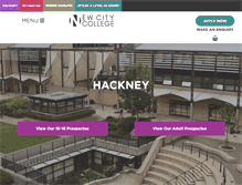 Tablet Screenshot of hackney.ac.uk