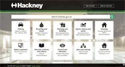 Desktop Screenshot of hackney.gov.uk