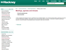 Tablet Screenshot of mginternet.hackney.gov.uk